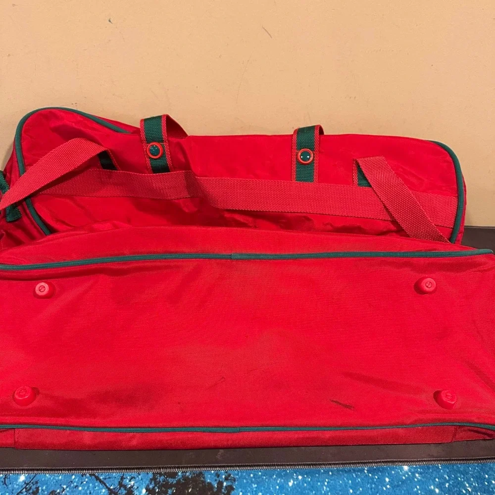 Vintage Coca-Cola Sportswear Red Nylon Duffel Bag Travel Weekender Gym Bag